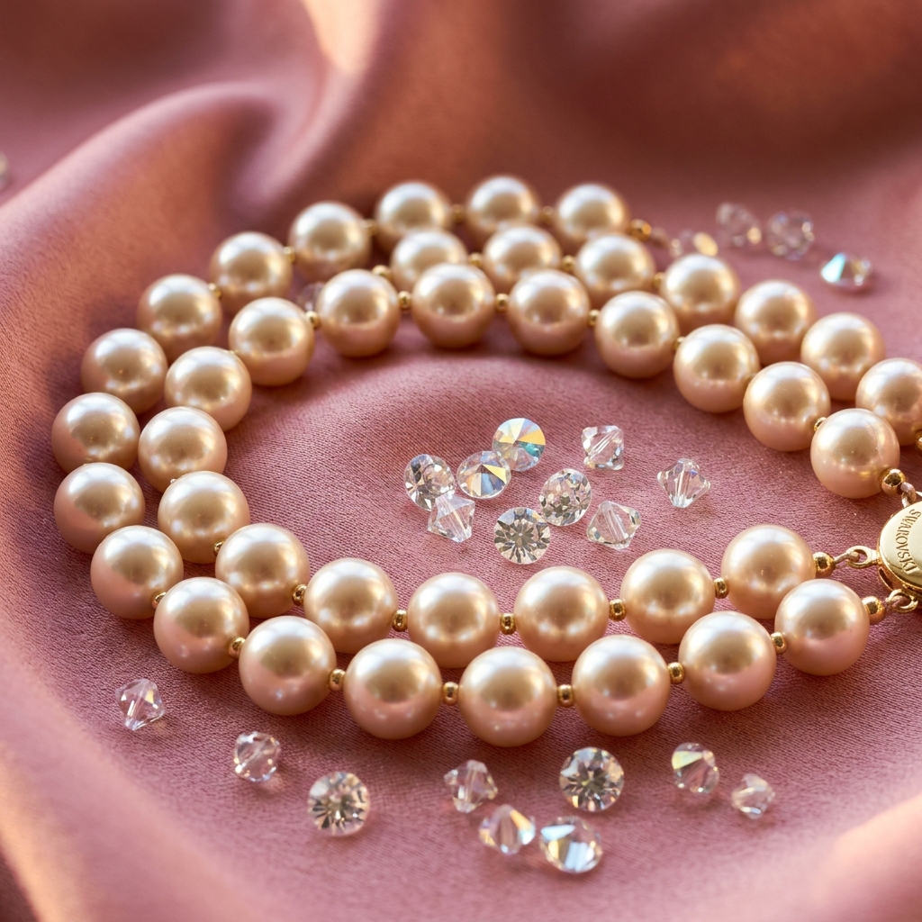 Swarovski Crystal Pearls Detail